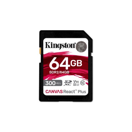 Kingston Canvas React Plus 64 Gb Sd - SDR2/64GB